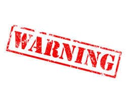 warning